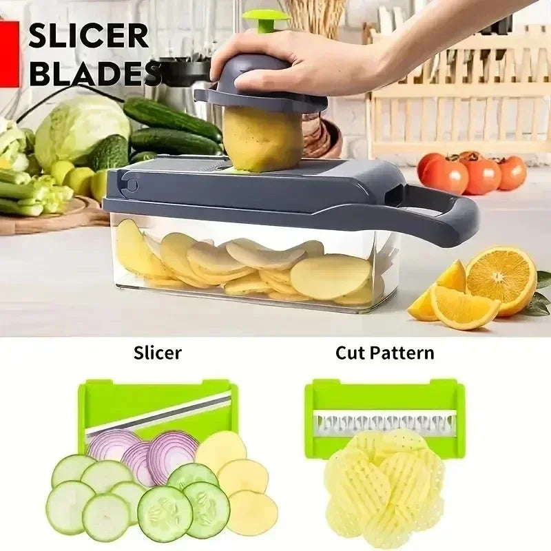 Multifunctional Vegetable Chopper & Shredder