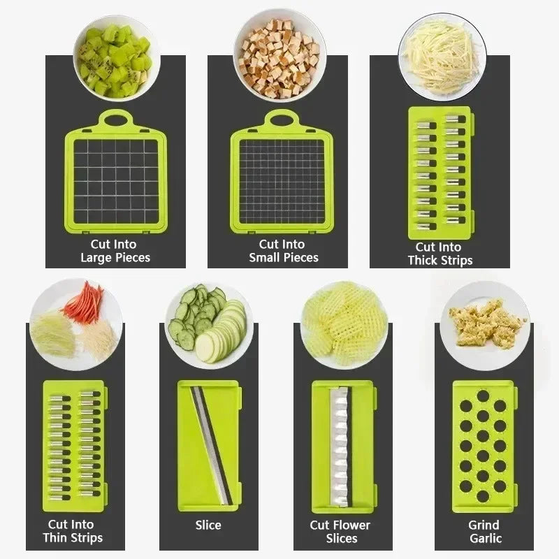 Multifunctional Vegetable Chopper & Shredder