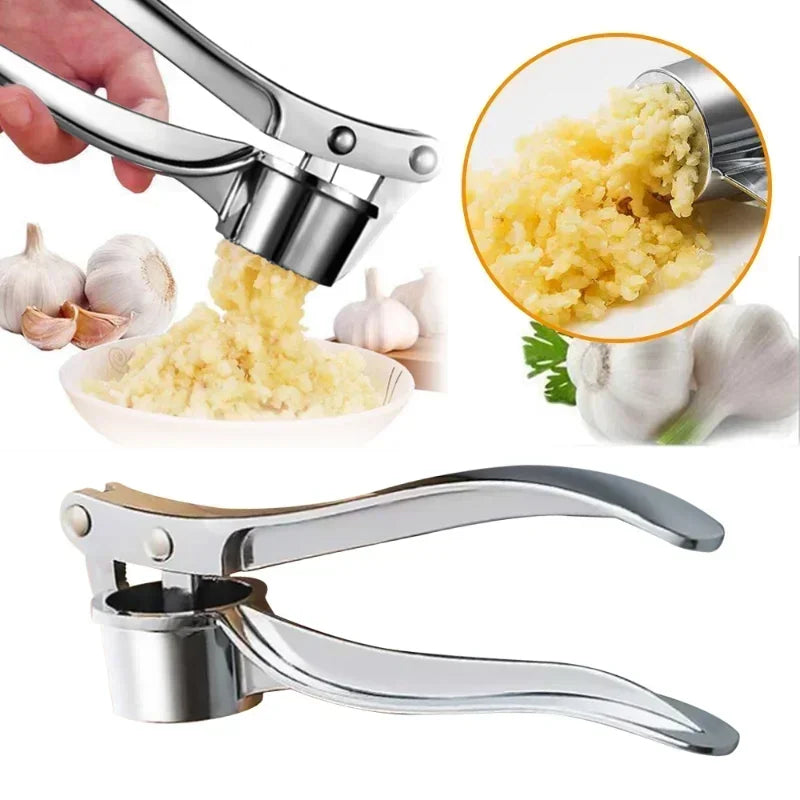 Handheld Stainless Steel Garlic Press