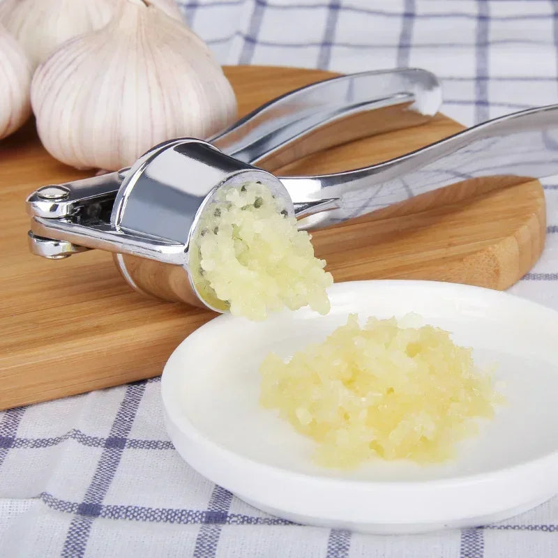 Handheld Stainless Steel Garlic Press