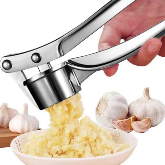 Handheld Stainless Steel Garlic Press