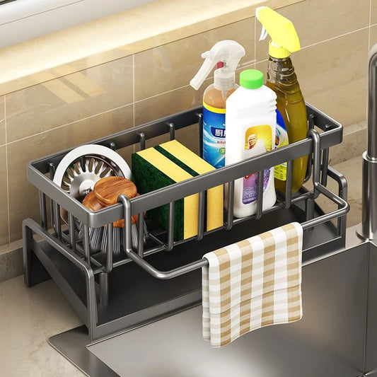 Self-Draining Kitchen Sink Rack