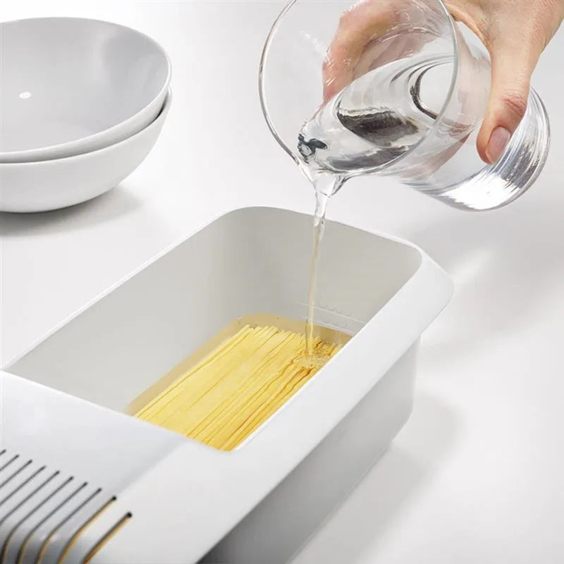 Microwave Pasta Steamer with Strainer