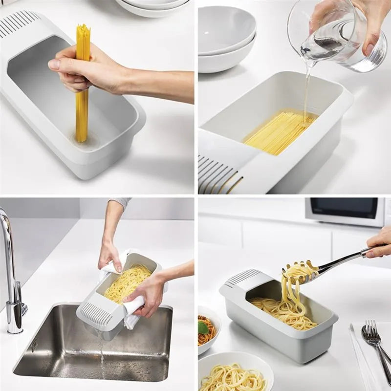 Microwave Pasta Steamer with Strainer